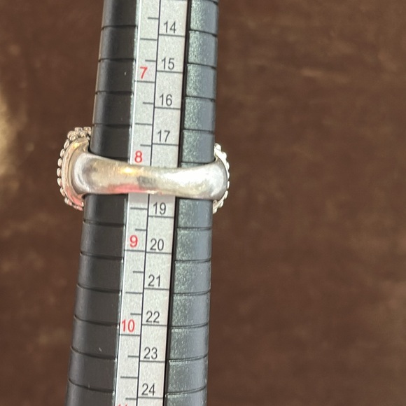 Vintage Sterling Silver Stamped 925 Genuine Turquoise Ring Large and Chunky 🤩 - Picture 8 of 11